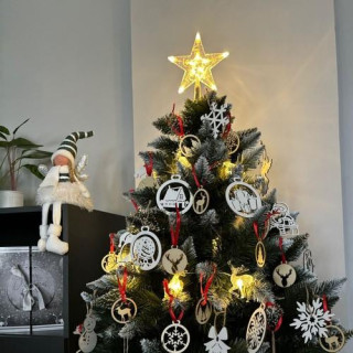 LED zvezda za božično drevo