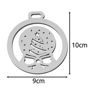 Leseni božični okraski - 20 kom