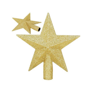 Zvezdica za vrh jelke v zlati barvi