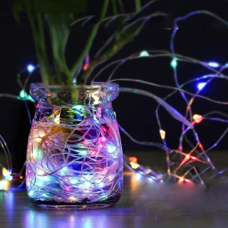 Barvite LED luči na nizu - 20 LED