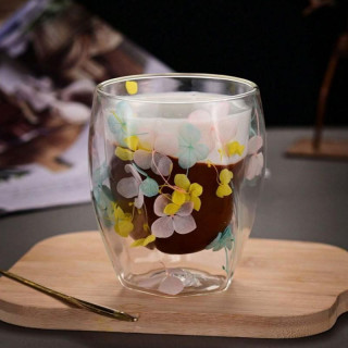 Termovka s pisanimi hortenzijami - 350 ml