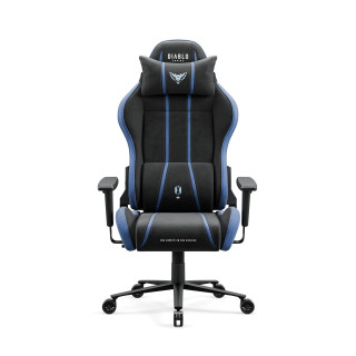 Gaming stol iz blaga v črni in modri barvi DIABLO X-One 2.0