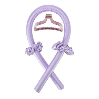 Satenasti kodralnik za lase v vijolični barvi