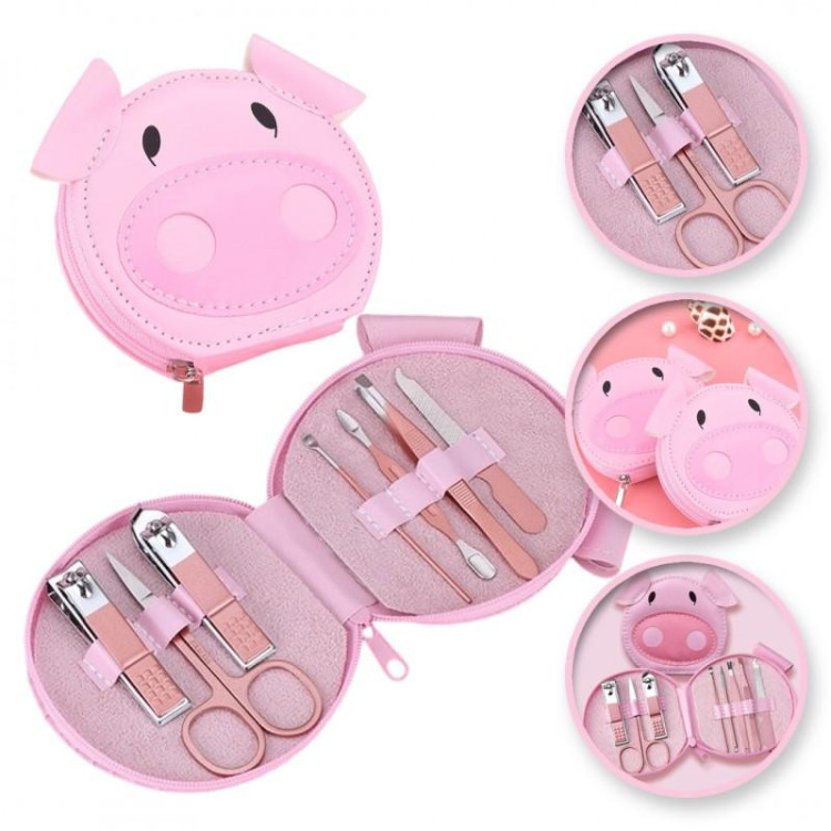 Roza set pripomočkov za manikuro v hranilniku 7v1