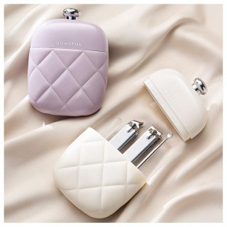 Set za manikuro v krem kovčku