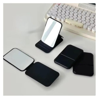 Črno kozmetično ogledalo za torbico