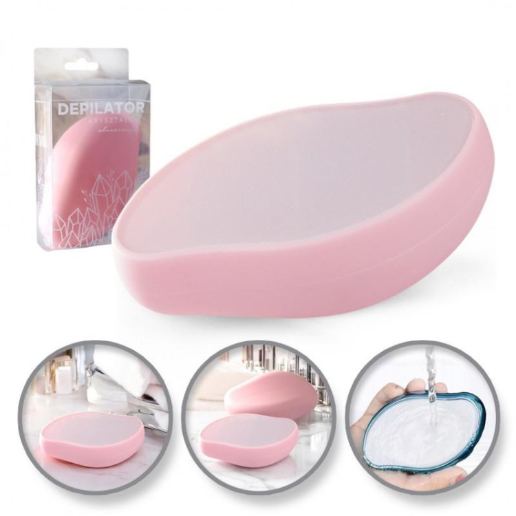 Ročni pink NANO kristalni epilator za lase