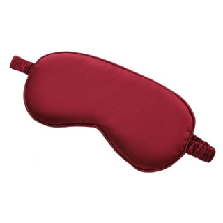 Satenasta maska za oči v bordo barvi