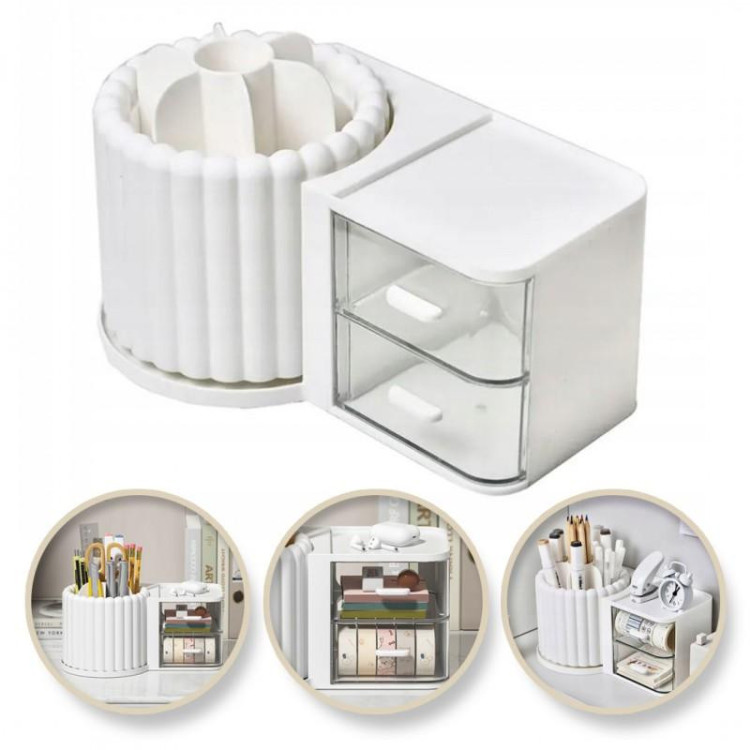 Bel organizator za kozmetiko