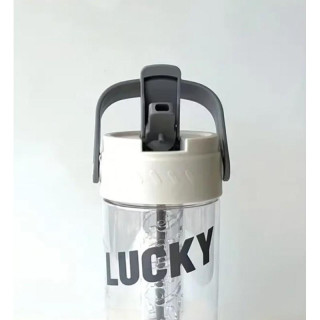 Bidon s košaro in slamico 600 ml