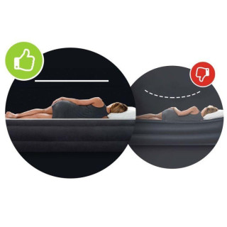 Napihljiva žametna vzmetnica 203x152 cm