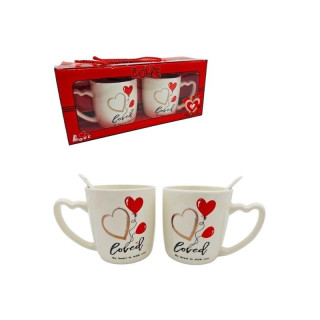 Valentinov set 2 skodelic - 300 ml