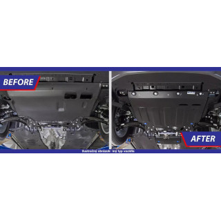 Jekleni pokrov motorja Nissan Navara D23/ NP300 (od 2015)