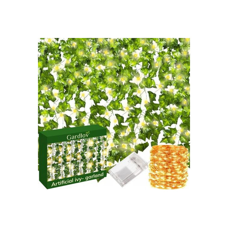 Umetni bršljan + LED lučke