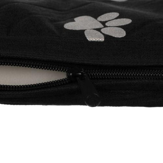 Črna pasja postelja 100x70 cm