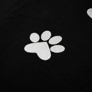 Črna pasja postelja 100x70 cm