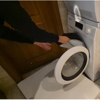 Črna pasja postelja 100x70 cm