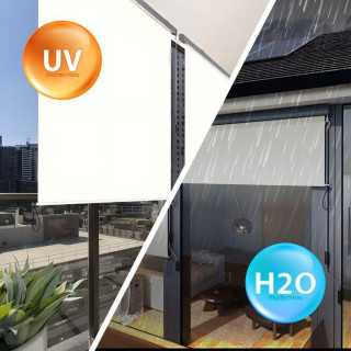 Vertikalna roleta v bež barvi