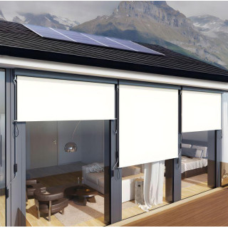 Vertikalna roleta v bež barvi