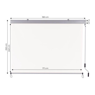 Vertikalna roleta v bež barvi