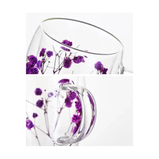 Termovka z vijoličnimi cvetovi v notranjosti - 300 ml