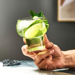 Steklena skodelica z mehurčki - 250 ml