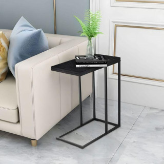 Marmorno črna miza za prenosni računalnik