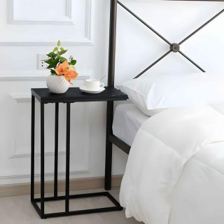 Marmorno črna miza za prenosni računalnik