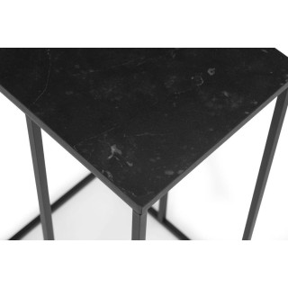 Marmorno črna miza za prenosni računalnik