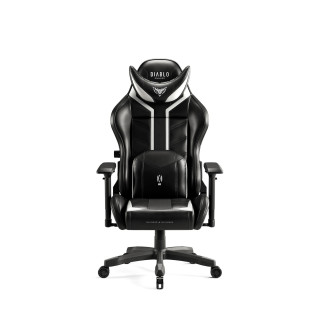 Otroški črno-bel gaming stol DIABLO X-Ray 2.0