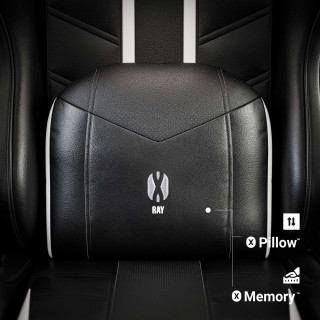 Otroški črno-bel gaming stol DIABLO X-Ray 2.0