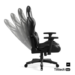 Otroški črno-bel gaming stol DIABLO X-Ray 2.0