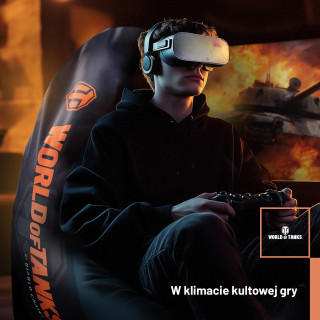 Zelena igralna torba World of Tanks znamke Diablo Chairs