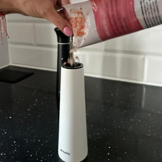 Set 2 ročnih brusov - črn in bel