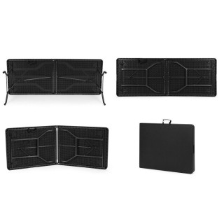 Gostinska črna miza 180 cm