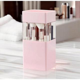 Organizator za 12 čopičev v roza barvi