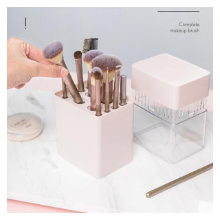 Organizator za 12 čopičev v roza barvi