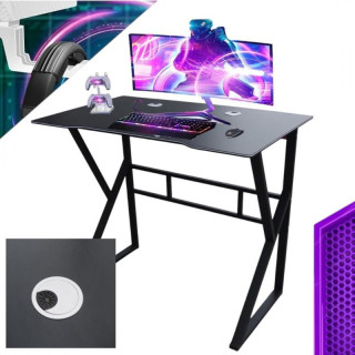 Črna igralna računalniška miza