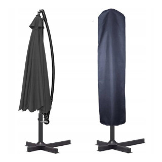 Vrtni senčnik z roko v grafitni barvi