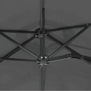 Vrtni senčnik z roko v grafitni barvi