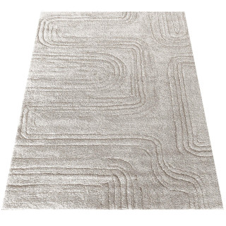 Moderna bež preproga z vzorcem