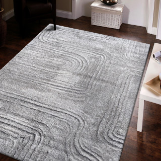 Moderna siva preproga z vzorcem