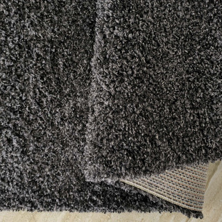 Preproga Shaggy v antracit barvi