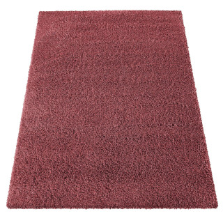 Dlakava preproga opečnate barve