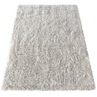 Preproga Shaggy v ekru barvi