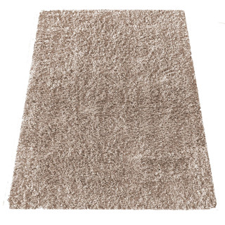 Dlakava preproga karamelne barve