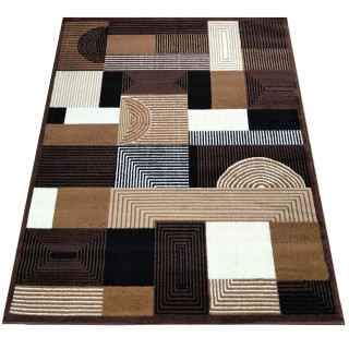 Preproga z rjavim vzorcem