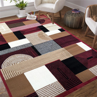 Rdeča preproga z vzorcem