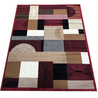 Rdeča preproga z vzorcem