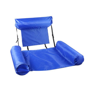 Temno moder napihljiv sedež za bazen